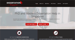 Desktop Screenshot of dissertationsingapore.com