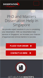 Mobile Screenshot of dissertationsingapore.com